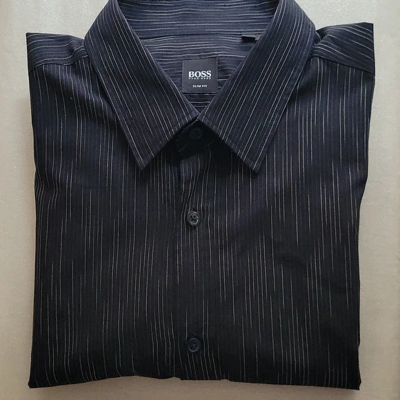 Hugo Boss | Shirts | Hugo Boss Dress Shirt Xl Slim Fit New | Poshmark